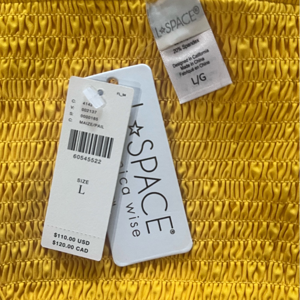 L*Space Barlette Bitsy bikini bottom in marigold - Picture 8 of 9